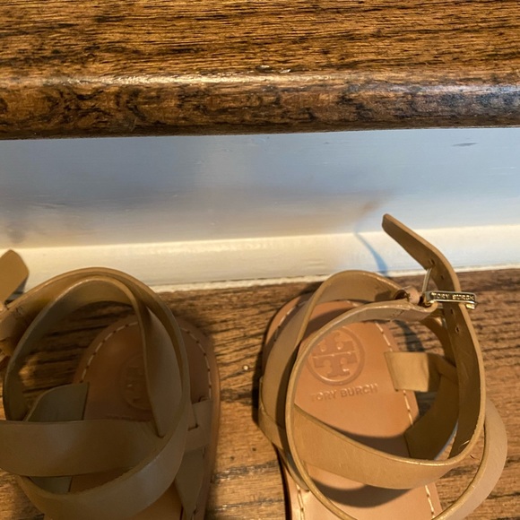 Tory Burch Miller Tortoise-Print Leather Sandals | Neiman Marcus Tory Burch Sandal